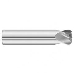 5/8 Dia. x 3-1/2 Overall Length 4-Flute .015 C/R Solid Carbide SE End Mill-Round Shank-Center Cut-Uncoated - Apex Tool & Supply
