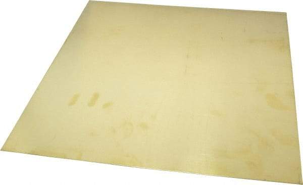 Value Collection - 0.04 Inch Thick x 12 Inch Wide x 12 Inch Long, Brass Sheet - Alloy 260 - Apex Tool & Supply