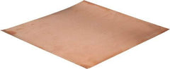 Value Collection - 0.01 Inch Thick x 12 Inch Square, Copper Sheet - Alloy 110 - Apex Tool & Supply