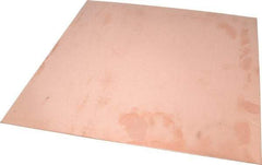 Value Collection - 0.032 Inch Thick x 12 Inch Square, Copper Sheet - Alloy 110 - Apex Tool & Supply