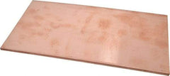 Value Collection - 1/4 Inch Thick x 6 Inch Wide x 12 Inch Long, Copper Sheet - Alloy 110 - Apex Tool & Supply