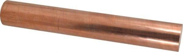 Value Collection - 1-3/4 Inch Diameter x 12 Inch Long, Copper Round Rod - Alloy 110 Copper - Apex Tool & Supply