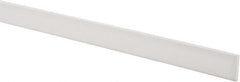 USA Sealing - 2' x 1" x 1/8" White PTFE (Virgin) Rectangular Bar - Apex Tool & Supply