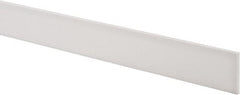 USA Sealing - 2' x 1-1/2" x 1/8" White PTFE (Virgin) Rectangular Bar - Apex Tool & Supply