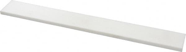 USA Sealing - 1' x 1-1/2" x 1/4" White PTFE (Virgin) Rectangular Bar - Apex Tool & Supply