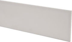 USA Sealing - 2' x 4" x 1/4" White PTFE (Virgin) Rectangular Bar - Apex Tool & Supply