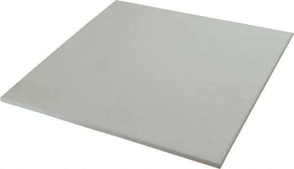 Made in USA - 1/4" Thick x 12" Wide x 1' Long, PTFE (Mechanical Grade) Sheet - ±0.020 Tolerance - Apex Tool & Supply