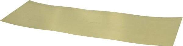 Made in USA - 10 Piece, 18 Inch Long x 6 Inch Wide x 0.005 Inch Thick, Shim Sheet Stock - Brass - Apex Tool & Supply