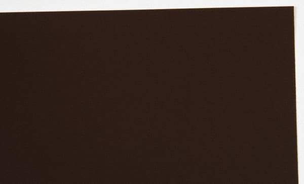 Made in USA - 1 Piece, 10" Wide x 20" Long Plastic Shim Stock Sheet - Brown, ±10% Tolerance - Apex Tool & Supply