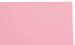 Made in USA - 1 Piece, 10" Wide x 20" Long Plastic Shim Stock Sheet - Pink, ±10% Tolerance - Apex Tool & Supply