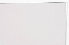 Made in USA - 1 Piece, 21" Wide x 51" Long Plastic Shim Stock Sheet - Clear (Color), ±10% Tolerance - Apex Tool & Supply