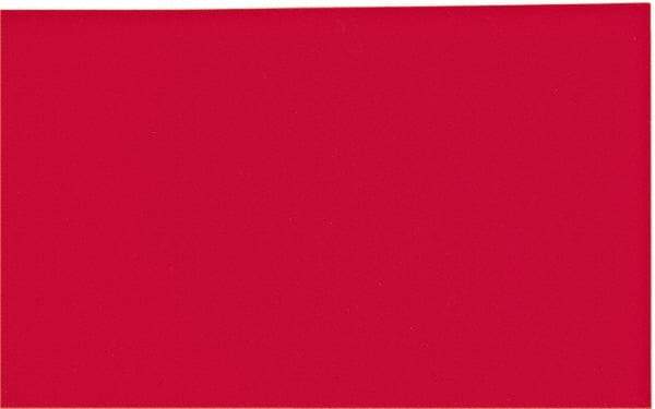 Made in USA - 1 Piece, 20" Wide x 20" Long Plastic Shim Stock Sheet - Red, ±10% Tolerance - Apex Tool & Supply