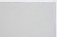 Made in USA - 1 Piece, 20" Wide x 20" Long Plastic Shim Stock Sheet - Clear (Color), ±10% Tolerance - Apex Tool & Supply