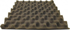 Singer Safety - 27" Long x 54" Wide, Polyester Polyurethane Convoluted Foam - Dept of Transportation MVSS #302, Underwriters Laboratories UL94 #HF-1 Specification, Charcoal Gray - Apex Tool & Supply