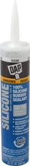 DAP - 10.1 oz Tube Clear RTV Silicone Joint Sealant - -40 to 400°F Operating Temp, 10 to 20 min Tack Free Dry Time, 24 hr Full Cure Time - Apex Tool & Supply