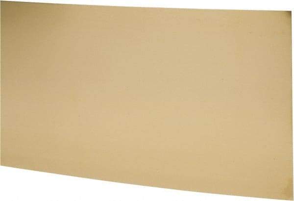 Made in USA - 2 Piece, 25 Inch Long x 6 Inch Wide x 0.012 Inch Thick, Shim Sheet Stock - Brass - Apex Tool & Supply