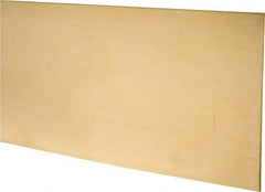 Made in USA - 2 Piece, 25 Inch Long x 6 Inch Wide x 0.025 Inch Thick, Shim Sheet Stock - Brass - Apex Tool & Supply