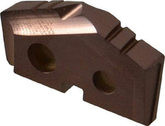 Allied Machine and Engineering - 29/32" Diam x 5/32" Thick, Seat Code 1, 132° Included Angle Spade Drill Insert - AM200 Coated, Cobalt, Grade Super Cobalt, Series GEN2 T-A - Apex Tool & Supply