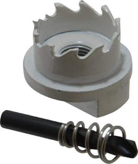 Lenox - 1-7/32" Diam, 1/2" Cutting Depth, Hole Saw - Carbide-Tipped Saw, Toothed Edge - Apex Tool & Supply