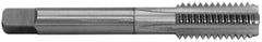 Balax - 1/2-13 UNC 2B 4 Flute TiN Finish Cobalt Straight Flute Machine Tap - Bottoming, Right Hand Thread, 3-3/8" OAL, H5 Limit, Through Coolant - Exact Industrial Supply