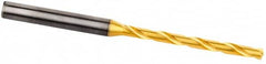 Kennametal - 15.2mm 140° Spiral Flute Solid Carbide Taper Length Drill Bit - Apex Tool & Supply