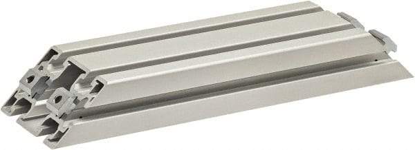 80/20 Inc. - 40mm Wide, Open Shelving Accessory/Component - Aluminum, Clear Anodized Finish, 320mm Long, Use with 4590 - Apex Tool & Supply