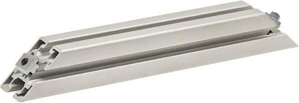 80/20 Inc. - 40mm Wide, Open Shelving Accessory/Component - Aluminum, Clear Anodized Finish, 320mm Long, Use with 4545 - Apex Tool & Supply