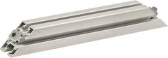 80/20 Inc. - 40mm Wide, Open Shelving Accessory/Component - Aluminum, Clear Anodized Finish, 320mm Long, Use with 4545 - Apex Tool & Supply