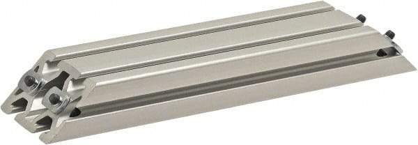 80/20 Inc. - 40mm Wide, Open Shelving Accessory/Component - Aluminum, Clear Anodized Finish, 320mm Long, Use with 4080 - Apex Tool & Supply