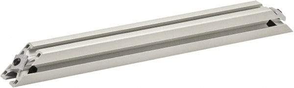 80/20 Inc. - 25mm Wide, Open Shelving Accessory/Component - Aluminum, Clear Anodized Finish, 320mm Long, Use with 3030 - Apex Tool & Supply