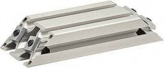 80/20 Inc. - 25mm Wide, Open Shelving Accessory/Component - Aluminum, Clear Anodized Finish, 160mm Long, Use with 3060 - Apex Tool & Supply