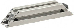 80/20 Inc. - 25mm Wide, Open Shelving Accessory/Component - Aluminum, Clear Anodized Finish, 160mm Long, Use with 3030 - Apex Tool & Supply