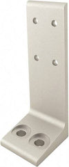 80/20 Inc. - 56mm Wide, Open Shelving Accessory/Component - Aluminum, Clear Anodized Finish, 50mm Long, Use with 25-2550 & Bolt Kit 75-3412 - Apex Tool & Supply