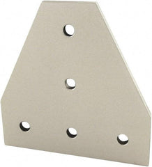 80/20 Inc. - 135mm Wide, Open Shelving Accessory/Component - Aluminum, Clear Anodized Finish, 135mm Long, Use with 40 Series & Bolt Kit 75-3422 - Apex Tool & Supply
