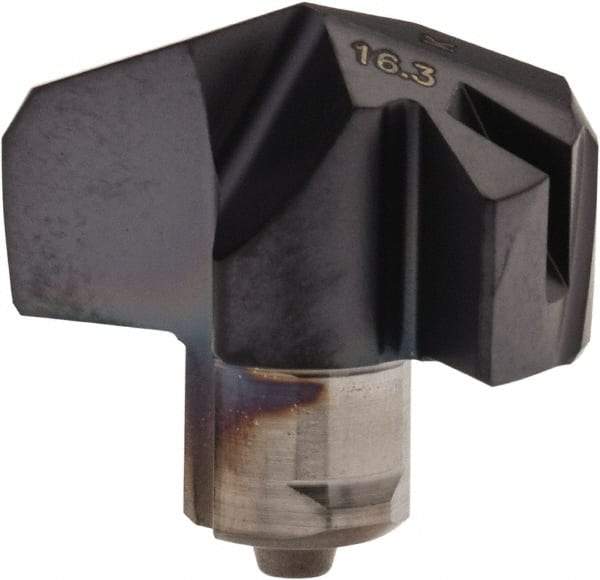 Iscar - Series ICK, 0.642" Diam Grade IC908 140° Replaceable Drill Tip - Carbide, TiAlN Finish, 16 Seat Size, Through Coolant - Apex Tool & Supply