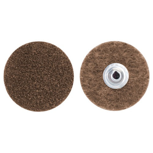 4″ STE VS Non Woven Quick Change Disc Type TS/II 80 Grit Coarse Aluminum Oxide - Apex Tool & Supply