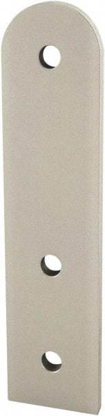 80/20 Inc. - 25mm Wide, Open Shelving Accessory/Component - Aluminum, Clear Anodized Finish, 100mm Long, Use with 25 Series & Bolt Kit 75-3404 - Apex Tool & Supply
