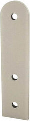 80/20 Inc. - 25mm Wide, Open Shelving Accessory/Component - Aluminum, Clear Anodized Finish, 100mm Long, Use with 25 Series & Bolt Kit 75-3404 - Apex Tool & Supply