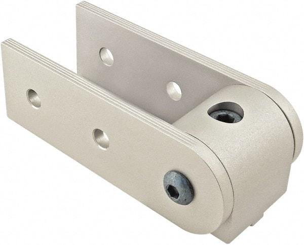 80/20 Inc. - 40mm Wide, Open Shelving 0° Pivot Nub Assembly - Aluminum, Clear Anodized Finish, 120mm Long, Use with 40 Series & Bolt Kit 75-3422 - Apex Tool & Supply