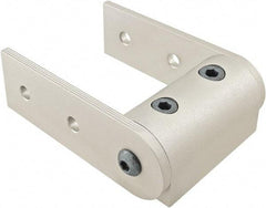 80/20 Inc. - 40mm Wide, Open Shelving Universal Pivot Nub Assembly - Aluminum, Clear Anodized Finish, 120mm Long, Use with 40 Series & Bolt Kit 75-3422 - Apex Tool & Supply