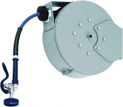 T&S Brass - 30' Spring Retractable Hose Reel - 300 psi, Hose Included - Apex Tool & Supply