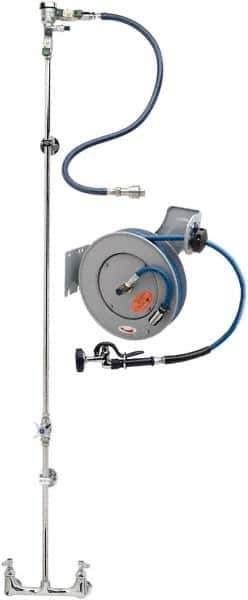 T&S Brass - 35' Spring Retractable Hose Reel - 300 psi, Hose Included - Apex Tool & Supply