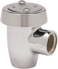 T&S Brass - 1/2" Fit, Vacuum Breaker Assembly - Chrome - Apex Tool & Supply