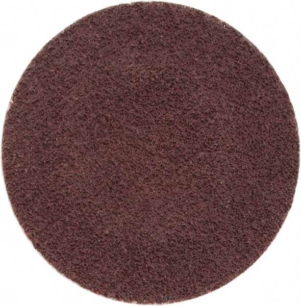 Merit Abrasives - 1" Disc Diam, 120 Grit, Aluminum Oxide Quick Change Disc - Type S Attaching System, Coated, Brown, 40,000 RPM, ALO Series - Apex Tool & Supply