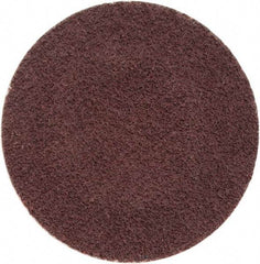 Merit Abrasives - 1" Disc Diam, 120 Grit, Aluminum Oxide Quick Change Disc - Type S Attaching System, Coated, Brown, 40,000 RPM, ALO Series - Apex Tool & Supply