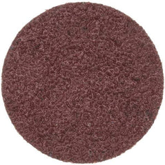 Merit Abrasives - 1" Disc Diam, 60 Grit, Aluminum Oxide Quick Change Disc - Type S Attaching System, Coated, Brown, 40,000 RPM, ALO Series - Apex Tool & Supply
