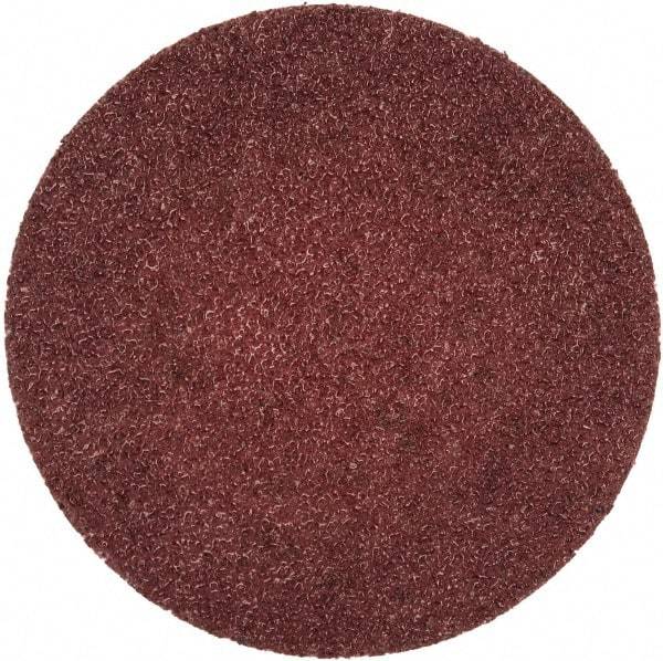 Merit Abrasives - 2" Disc Diam, 60 Grit, Aluminum Oxide Quick Change Disc - Type R Attaching System, Coated, Brown, 30,000 RPM, ALO Series - Apex Tool & Supply
