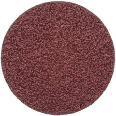 Merit Abrasives - 2" Disc Diam, 36 Grit, Aluminum Oxide Quick Change Disc - Type R Attaching System, Coated, Brown, 30,000 RPM, ALO Series - Apex Tool & Supply