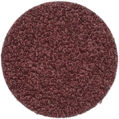Merit Abrasives - 2" Disc Diam, 24 Grit, Aluminum Oxide Quick Change Disc - Type R Attaching System, Coated, Brown, 30,000 RPM, ALO Series - Apex Tool & Supply