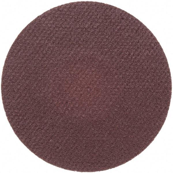 Merit Abrasives - 1-1/2" Disc Diam, 320 Grit, Aluminum Oxide Quick Change Disc - Type R Attaching System, Coated, Brown, 30,000 RPM, ALO Series - Apex Tool & Supply